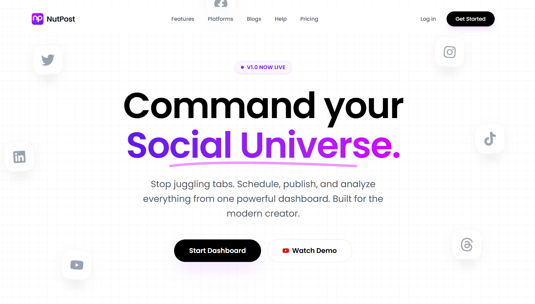 NutPost project screenshot