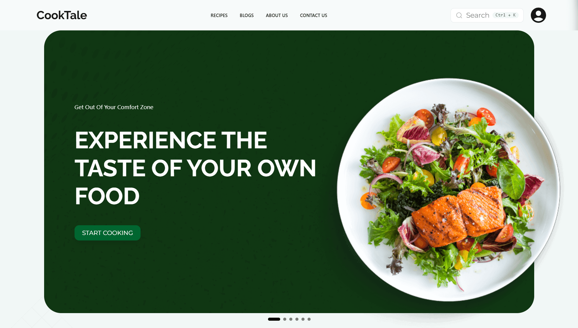 Cooktale project screenshot