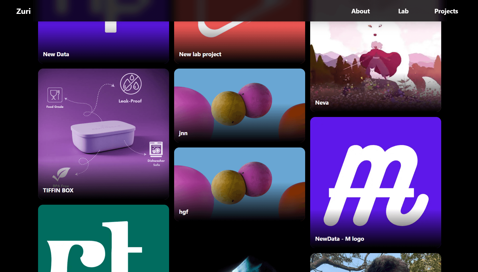 Zuri Portfolio screenshot 3